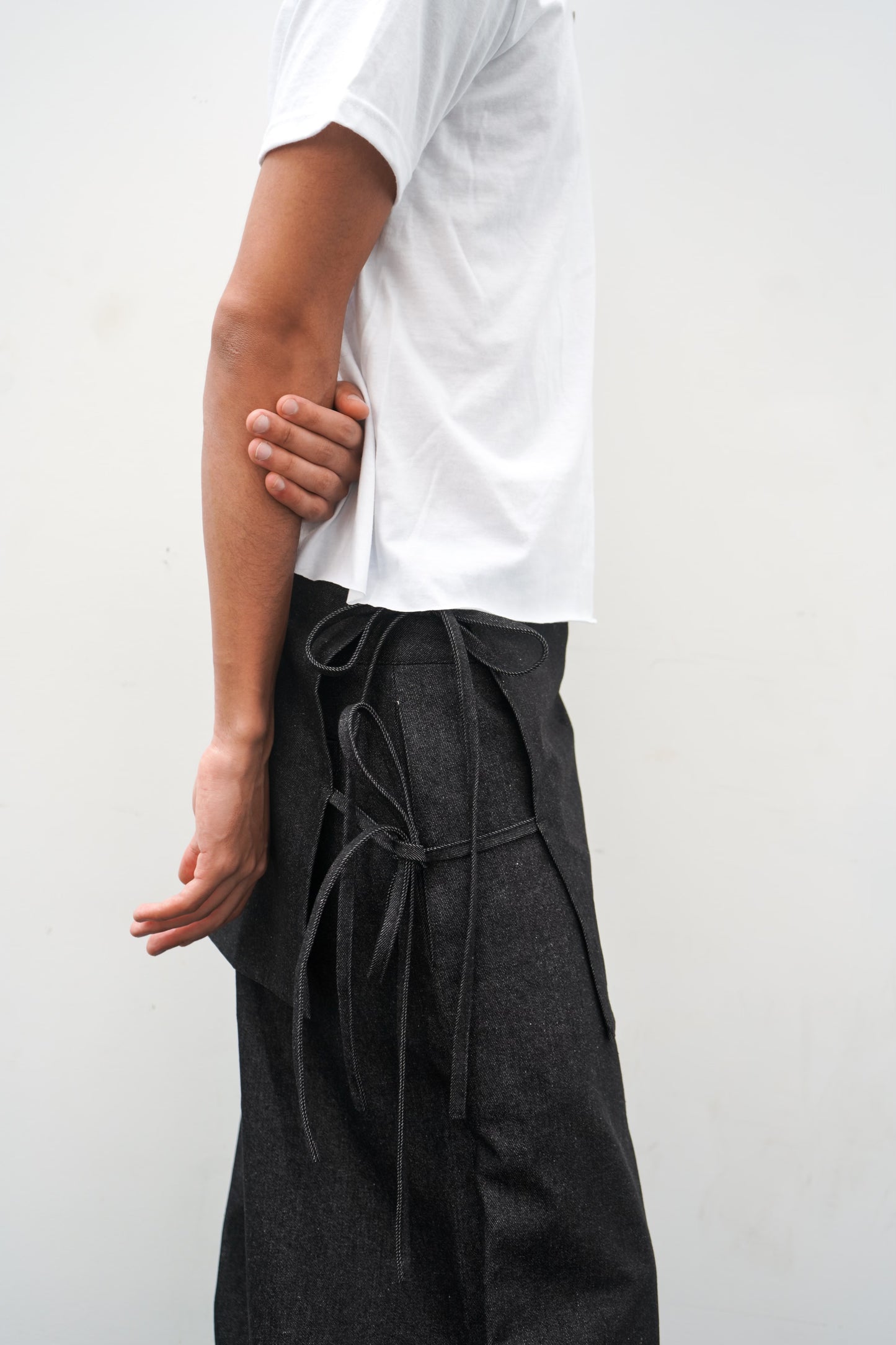 Two-tie Apron Trousers