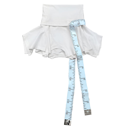 Tape Measure Tee-skirt in Sky