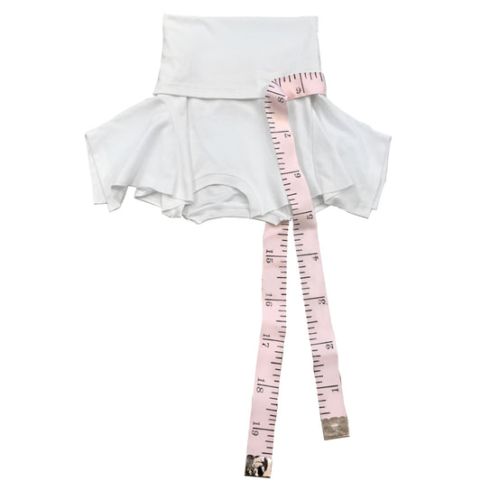 Tape Measure Tee-skirt in Blush
