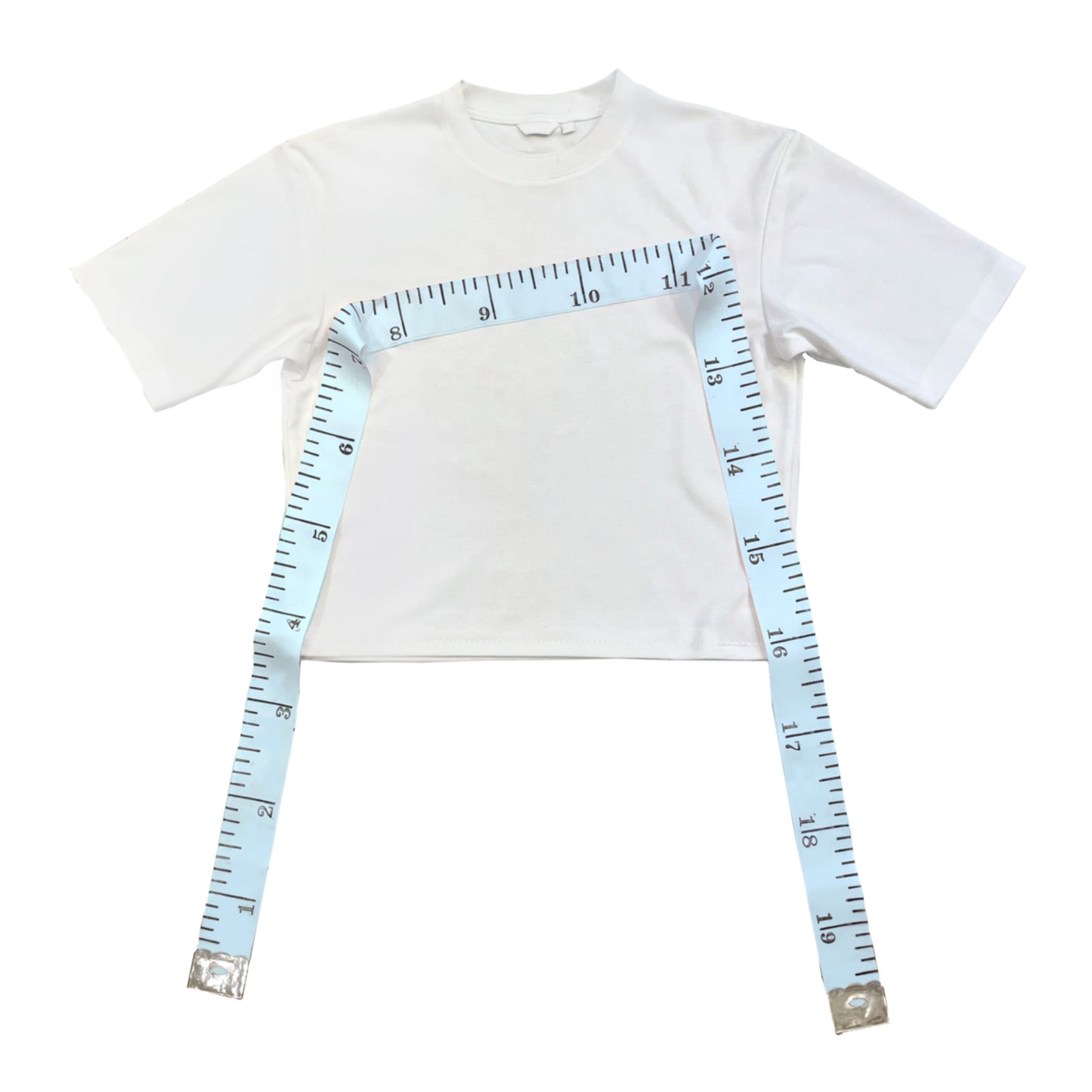 Tape Measure Tee in Sky