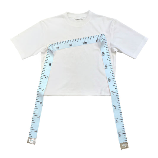 Tape Measure Tee in Sky