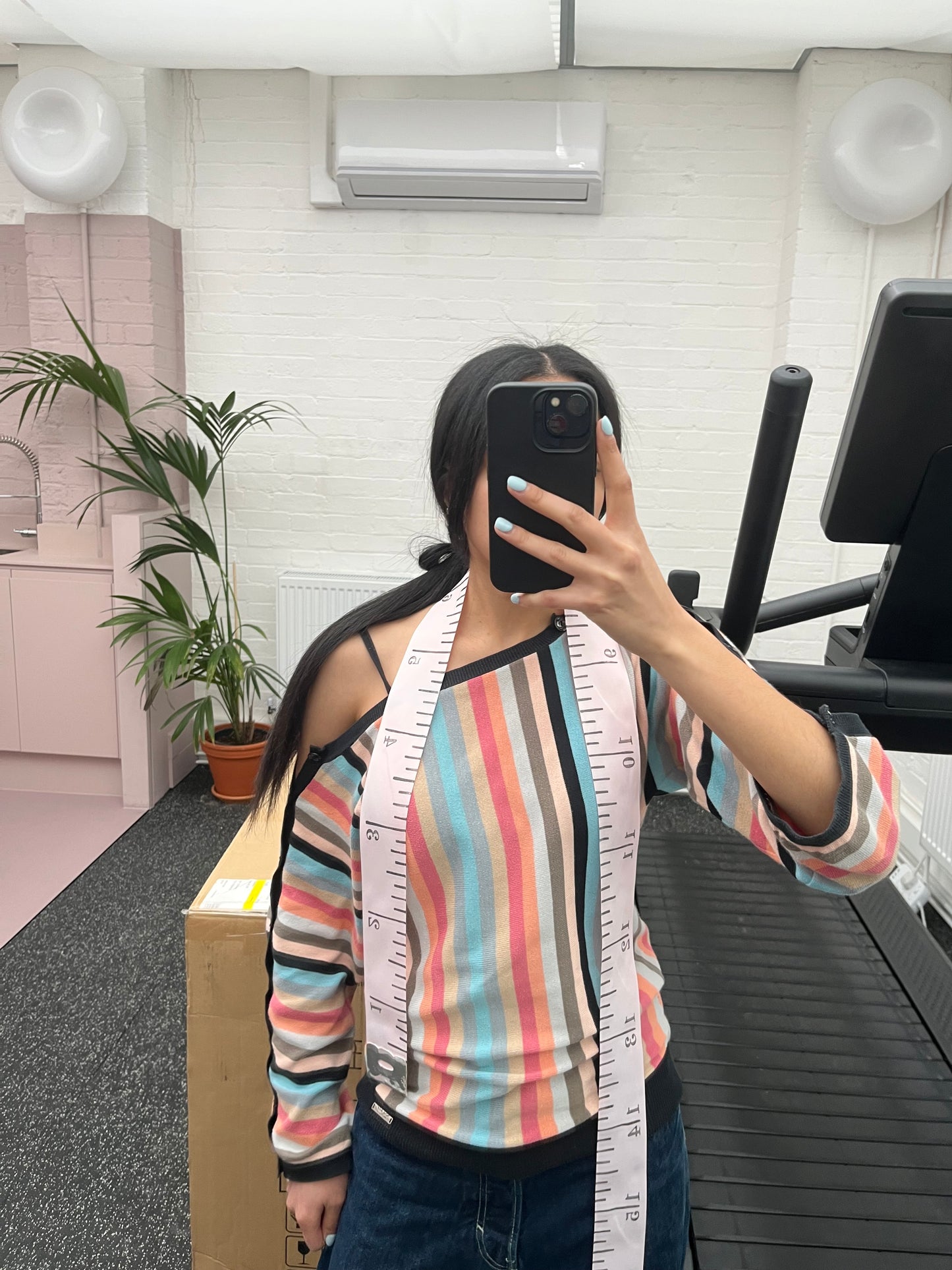 Giant Tape Measure in Blush