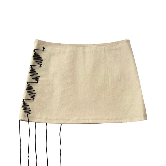 Stitches Mini Skirt